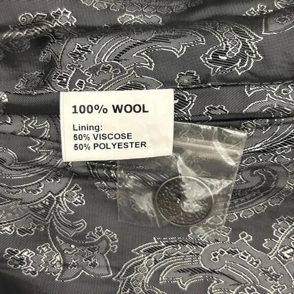 Venario Green Wool Coat Women’s XL 100% Wool Reindeer Buttons Vintage Style - Picture 8 of 8